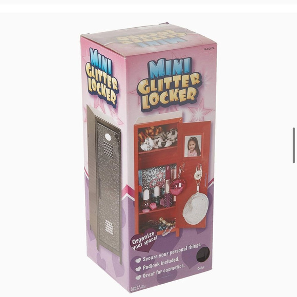 NWT Wool + Pepper Co. Mini Metal Locker - Black - Picture 3 of 4